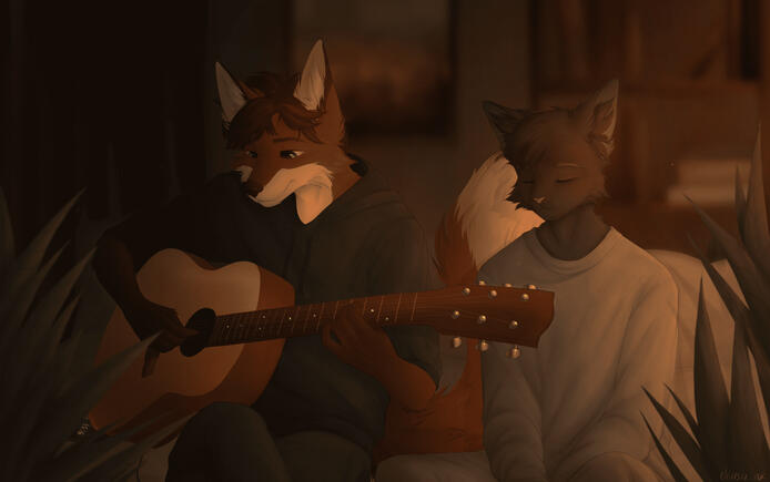 Scene half body (2 char)